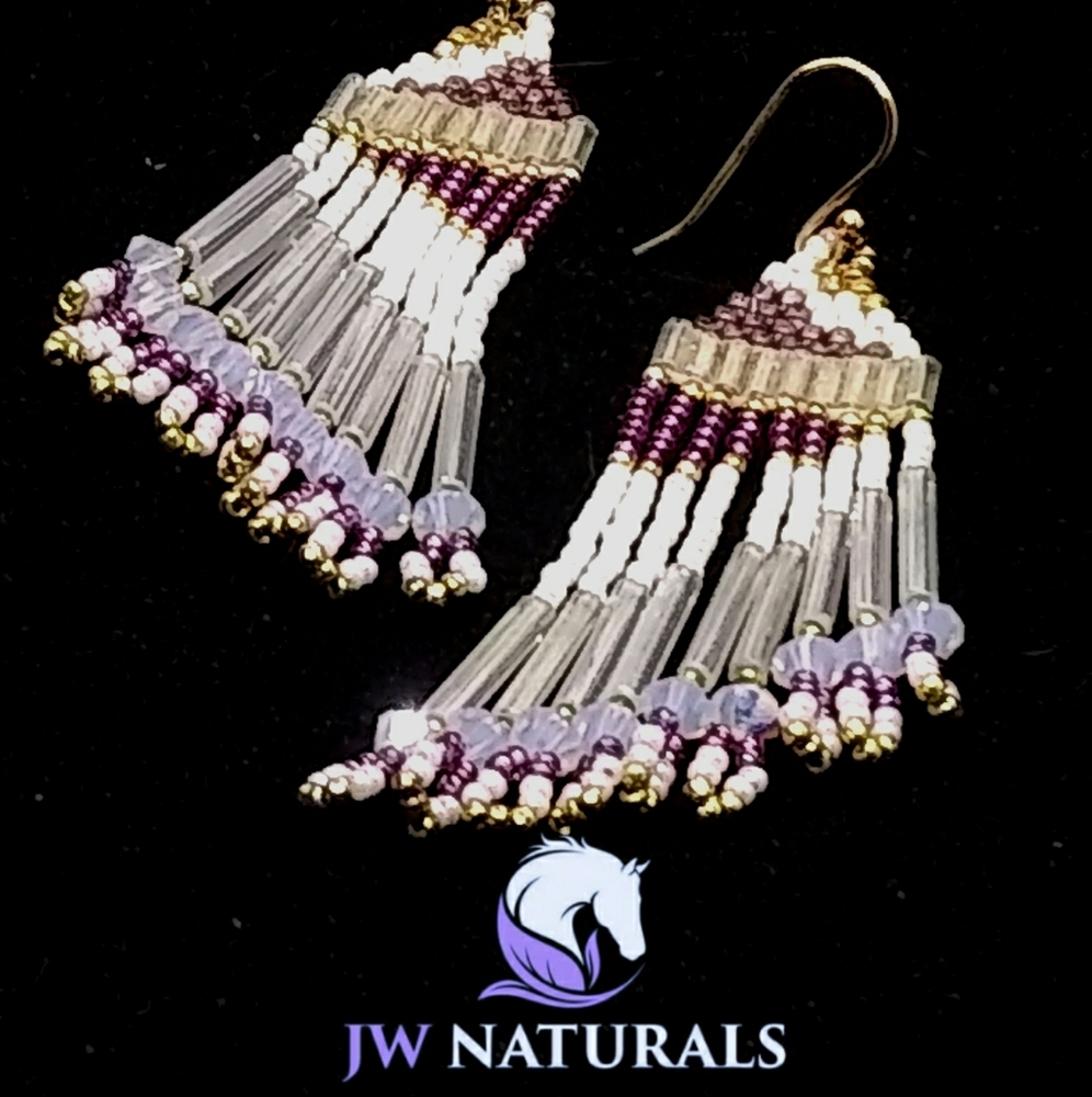 ⭐SOLD⭐ JRW Handmade Swarovski Earrings - Picture 1 of 7
